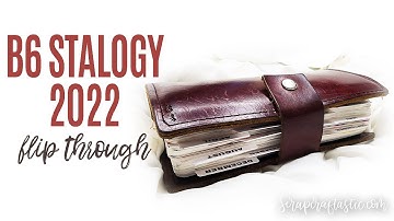 THE ENTIRE YEAR in ONE PLANNER 2022 B6 Stalogy Flip Through