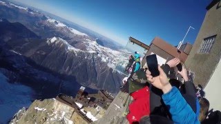 Mont blanc wingsuit glider