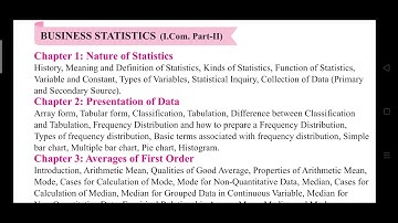 Business statistics Icom part ll smart syllabus.alp business statistics partII smart syllabus 2021.