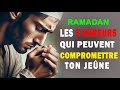 Attention 3 fautes  ne pas commettre pendant le ramadan