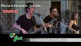 Video thumbnail of "Balantzaren jokoa (Burutik)"