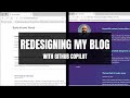 How to get GitHub Copilot to do design for you