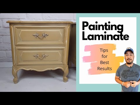 Video: How to Paint Laminate Furniture: 13 Steps (with Pictures)