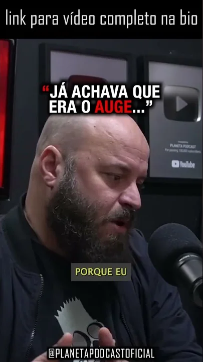 imagem do vídeo "...QUER ESTAR NO PALCO" com PAULINHO SERRA | Planeta Podcast #shorts