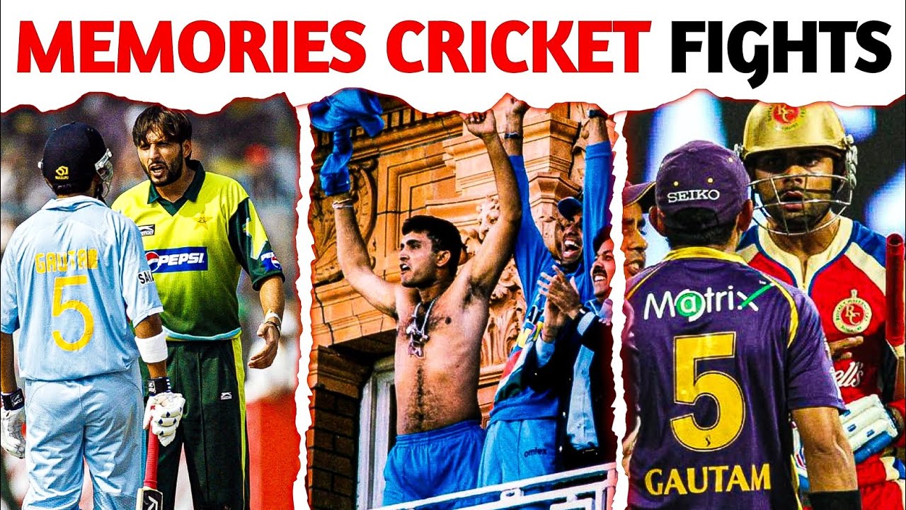 Top 10 High Voltage Fights In Cricket History | 2024 - YouTube