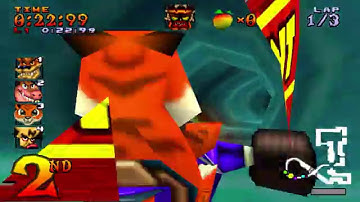 Crash Team Racing 100% Part 44 - N. Gin Labs (Trophy) (No commentary)