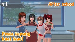 PESTA TEPUNG MANTUL ! ||AFTER SCHOOL SAKURA SCHOOL SIMULATOR||