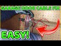 Garage Door wire Fix EASY!