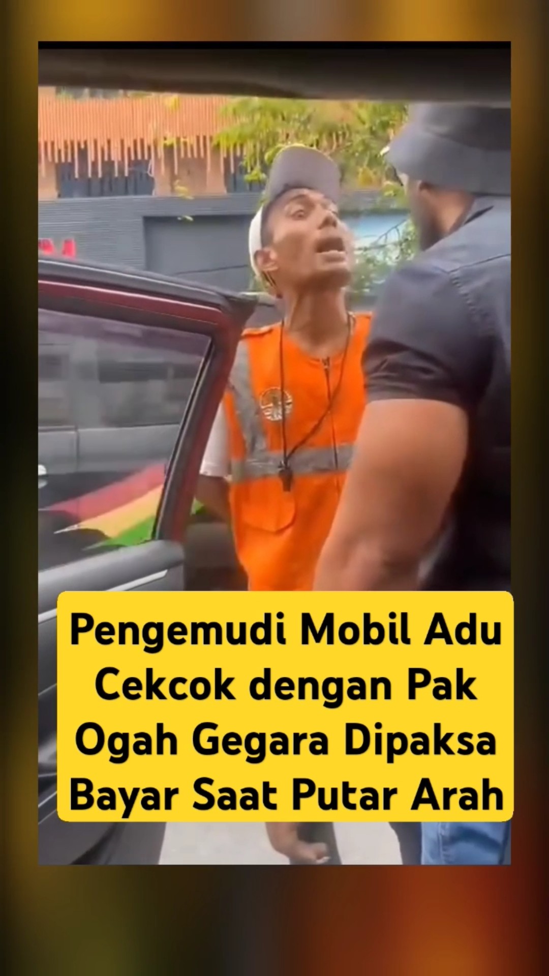 Dipaksa Bayar Saat Ingin Putar Kendaraan