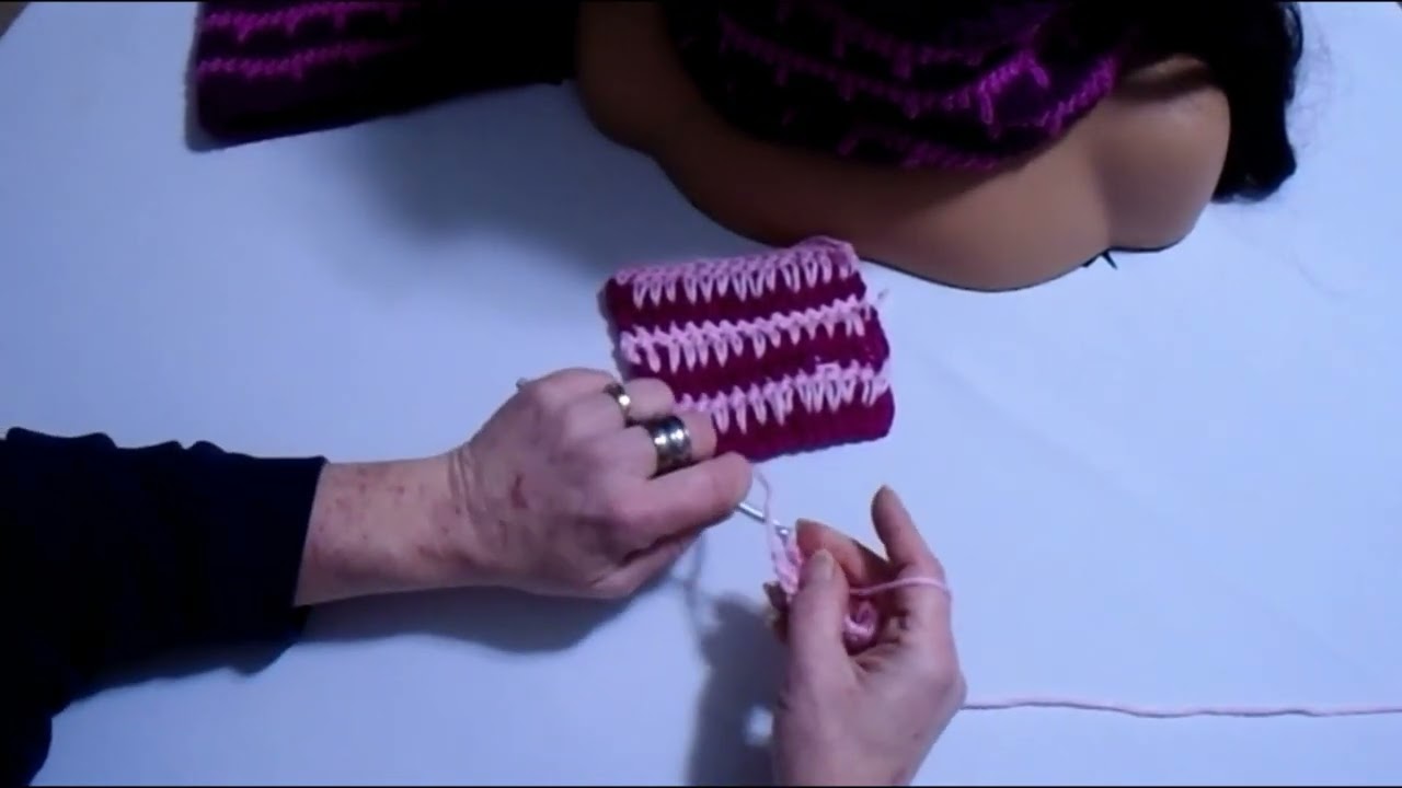 How to Crochet the Long Double Crochet (LDC) - Left Handed by Jo's Crafty Hook