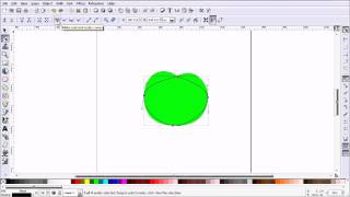 Inkscape Tutorial Making a Vector Outline of an Apple from an Image File, Practising Bezier Curves