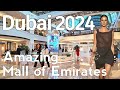 Dubai 4k amazing mall of the emirates walking tour 2024 
