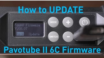 How to Update Firmware on the PavoTube II 6C