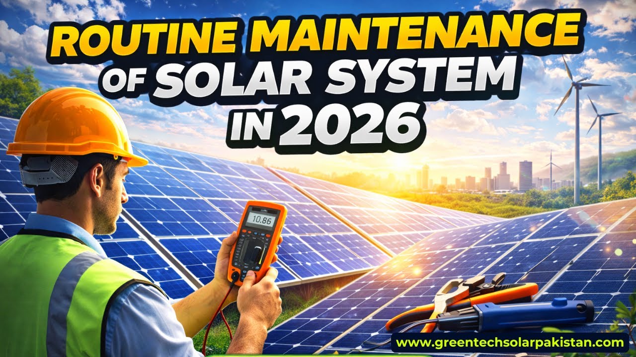 Do solar systems need any routine maintenance? Is there any benefit of ...