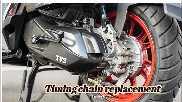 Tvs Ntorq - Timing chain replacement and timing setting