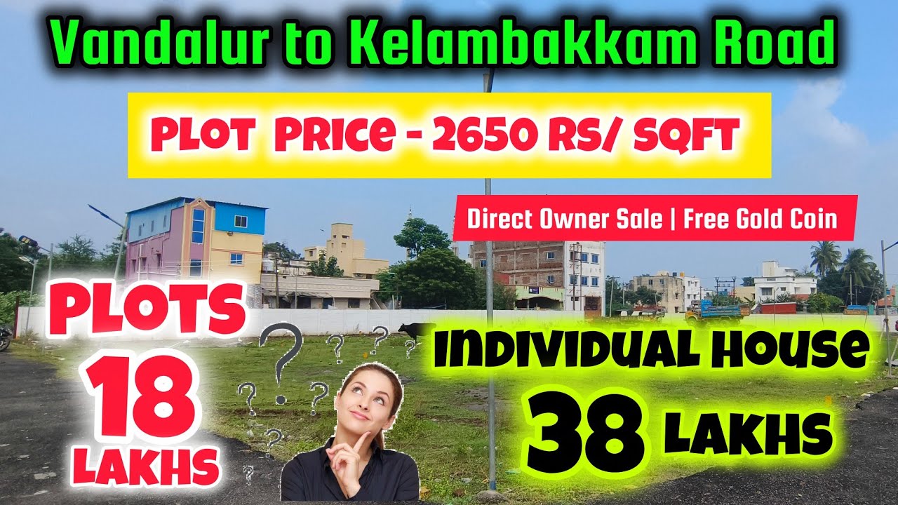 💸2650Rs/Sqft💐 Plots sale in Vandalur to Kelambakam ROAD | 8 mins To Kilambakkam Bus Terminal | DTCP