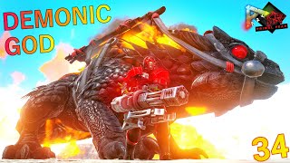 Demonic Thorny Dragon King Of All Demonic 🔥🔥🔥 : ARK Primal Fear : ARK Survival Evolved : Part 34