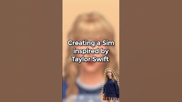 Creating a sim inspired by Taylor Swift! #thefateofophelia #taylorswift #swiftie #fyp #sims4 #thesim