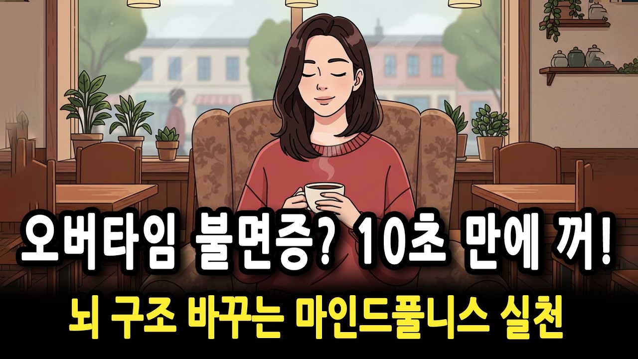 오버타임 후 불면증 탈출! 현재를 즐기는 사람들의 뇌 구조와 마인드풀니스 일상 실천법