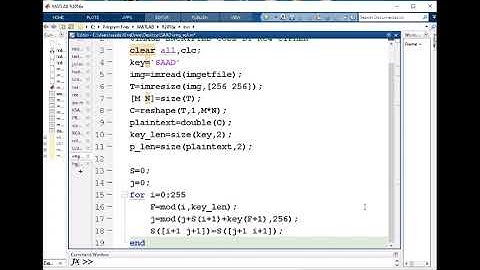 RC4 images encrypted code ... MATLAB