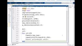 RC4 images encrypted code ... MATLAB