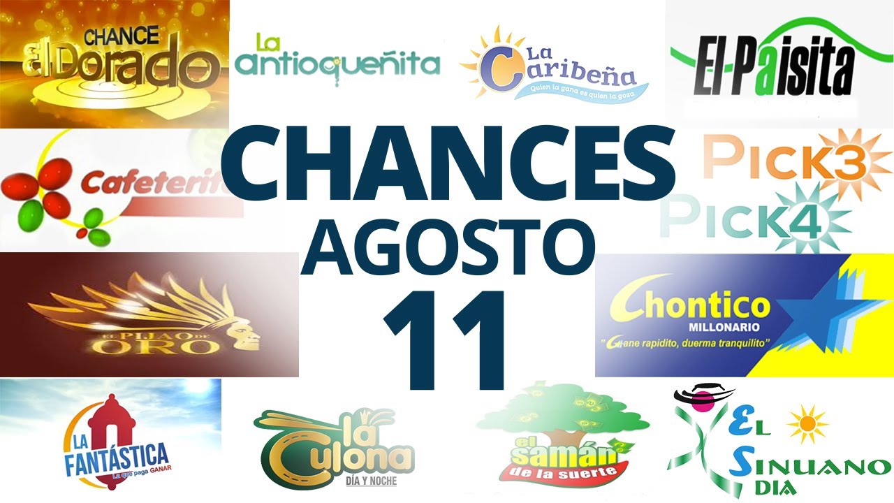 Resultados del Chance del Jueves 11 de Agosto de 2022 | Loterias 😱🤑💰💵