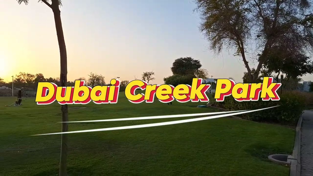Dubai Creek Park Walkthrough | Peaceful Escape in the City 