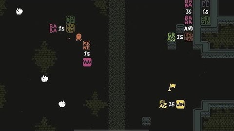 Baba is you - Further Fields alternate solution (only needs two baba)