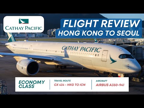 Cathay Pacific CX 434 - Economy Class - HKG-ICN