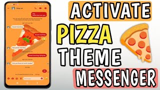 How to Activate piza Theme on Facebook Messenger (New) screenshot 4