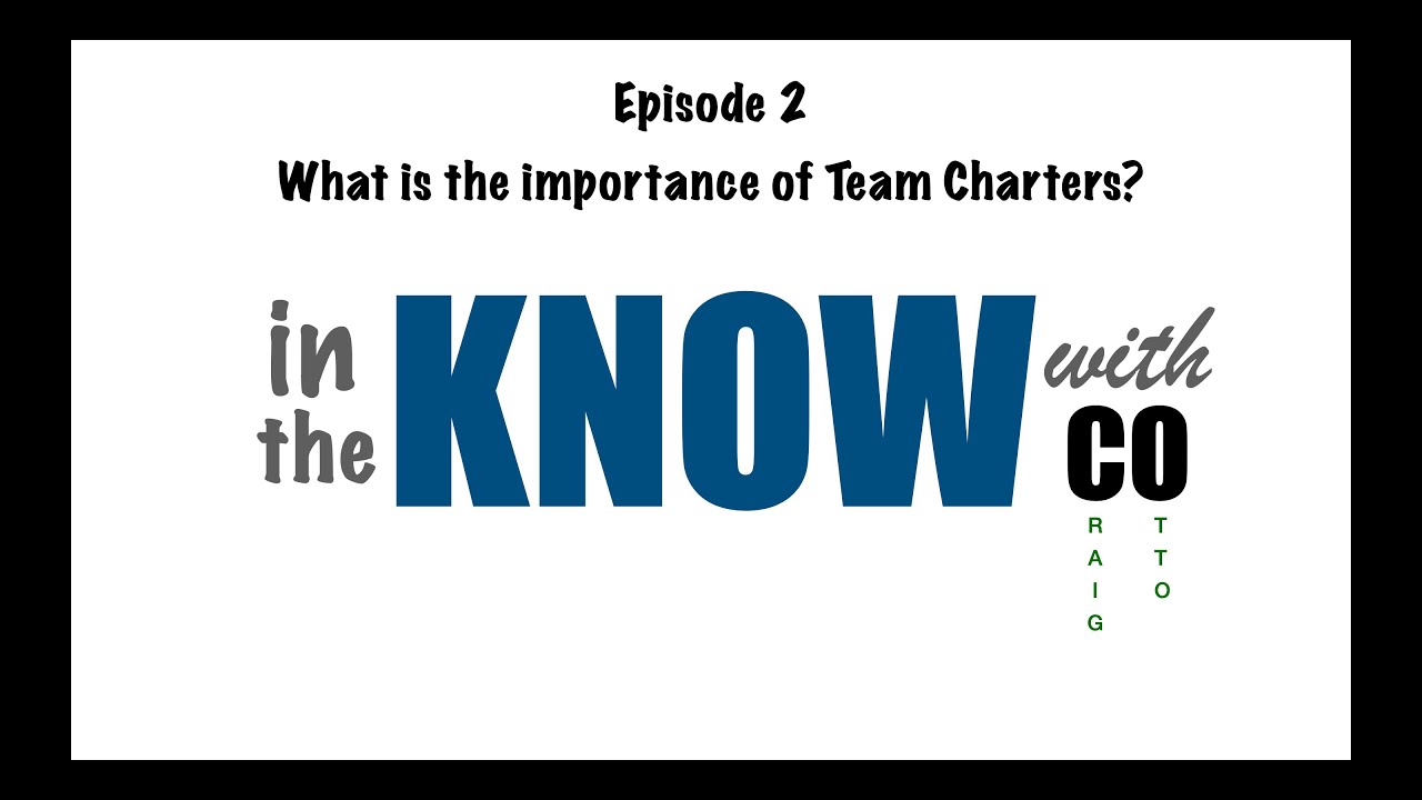 Importance of a Team Charter