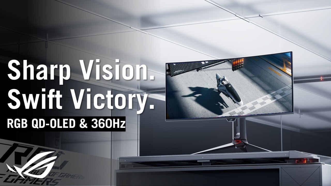 ASUS ROG SWIFT 34 inch QHD 2K 1440P 360Hz AMD FreeSync Premium Pro