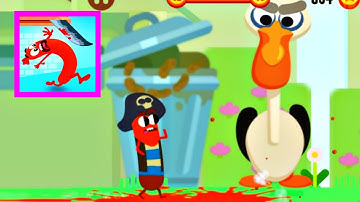 Sausage run - All levels (41-45) Runner Gameplay - Android,iOSGames