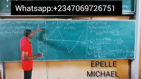 Frequency, Average Value, RMS Value, Form Factor and Peak Factor of a Periodic Wave~Elect.Techology