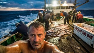 How Commercial Fishing Crews Eat, Sleep & Work at Sea