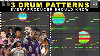 3 Drum Patterns Every Producer Should Know