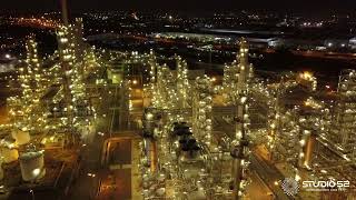 Gas refinery, Oil industry - Time lapse - Studio52