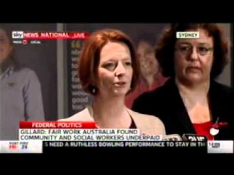 Press Conference: Julia Gillard on Fair Pay, Equal...