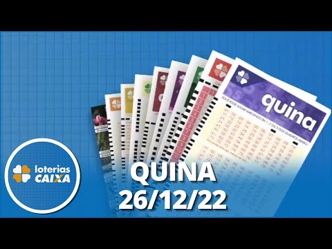 Resultado da Quina - Concurso nº 6034 - 26/12/2022