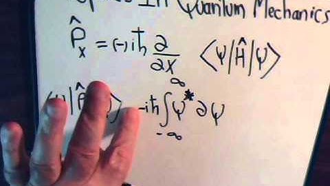Topics In Quantum Mechanics Video # 11: Momentum Operator - Hermitian Properties