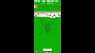 Spider Solitaire (2 suits) - Game #60 screenshot 3