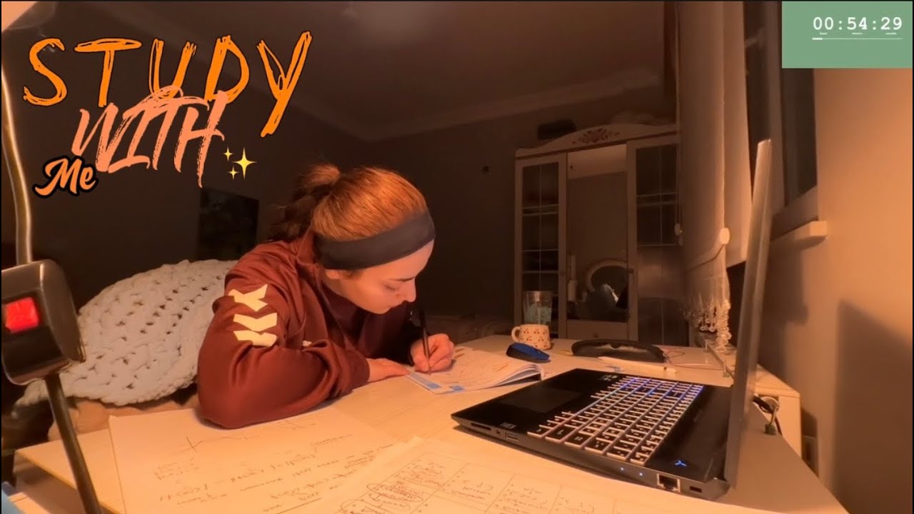 STUDY WITH ME | 1 Saat ⏰| İftardan sonra beraber çalışalım 📚💯🌷💚
