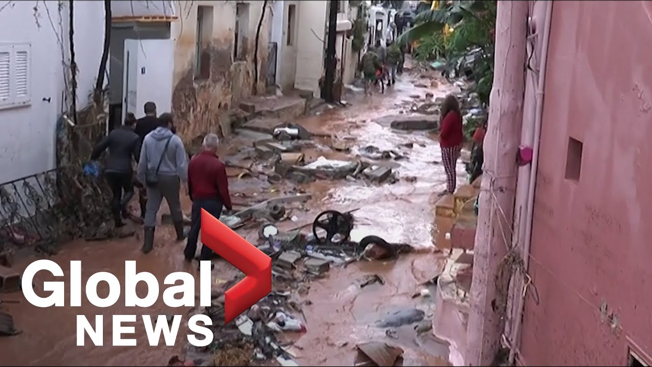 Greece's Crete island faces chaos following heavy floods