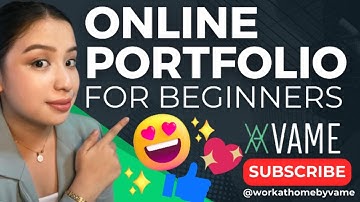How to Create an Online Portfolio with ZERO Experience (Step by Step) | VAME Philippines