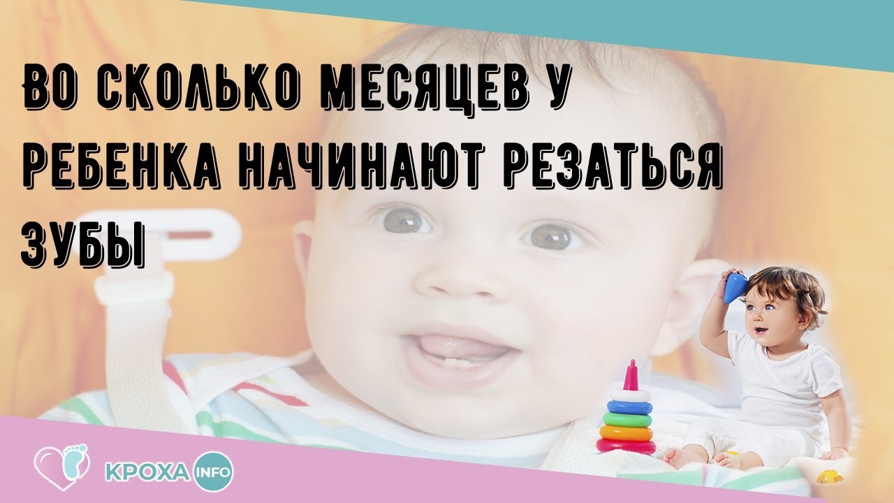 Во сколько месяцев у ребенка начинают резаться зубы - YouTube