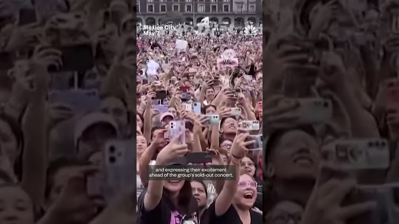 K-pop supergroup BTS greet fans in Mexico City ahead of sold-out concert K-pop supergroup BTS greet fans in Mexico City ahead of sold-out concert