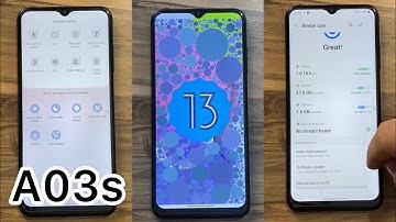 Samsung Galaxy A03s / Android 13 & OneUI 5