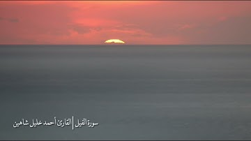سورة الفيل | القارئ أحمد خليل شاهين
