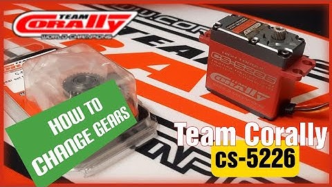 Team Corally CS-5226, how to change gears.