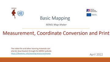 Ep 06 | Measurement and Coordinate Conversion in MIMU Map Maker | MIMU Basic Mapping Course May 2022